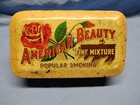 Antique American Beauty Tobacco Tin Milwaukee Wi  Ginna   Co Lithograph New York