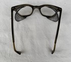 Vintage Bouton U Fit Z87 Industrial Safety Glasses Plastic Mesh Side Shields