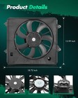Ac Condenser Cooling Fan Assembly For 2015-2020 Honda Fit 1 5l 621375