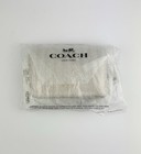 New Coach Double Zip Wristlet Wallet Platinum Gold
