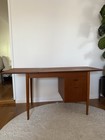 Mid Century Danish Modern Arne Vodder Teak Drop Leaf Desk