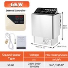 6kw Pro Sauna Heater Stove  220v Dry Sauna Stove Kit W  External Controller Ul