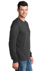 Port   Company Pc54ls Men s Long Sleeve T-shirt Cotton Solid Plain Blank Tee