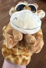 Caltoy Giraffe Hand Puppet Plush Stuffed Animal Toy Play 10  Big Eyes