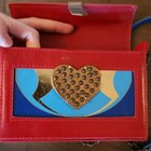 Disney Descendants  good   Evie  Crossbody Heart Evil Queen Studded Purse