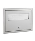 Bobrick B-301 Stainless-steel Recessed Seat-cover Dispenser  New 