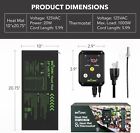 Bn-link Seedling Heat Mat Heating Pad   Digital Thermostat Controller Combo Set