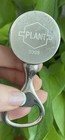 Vtg Silver Tone Golf Ball Shaped Bottle Opener Heavy 3 5  Says    plant    2008
