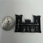 Rare Wwi U s  Army Engineers    castle    Sweetheart Pin Brass Brooch 1917   1919 