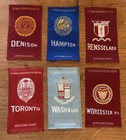 Tobacco Cigarette Egyptienne Luxury Silks   Lot Of 6   College Fraternal Seal