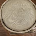Vintage Tan Pill Box Hat - Period Piece    1960   s   Jackie O   Kennedy