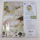 Prima Marketing In The Moment Lot - 12 X 12 Paper Pad Stickers Ephemera Crystal