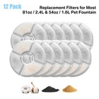 12x Pet Water Fountain Replacement Filters For Catit Cat Dog Drinking Flower