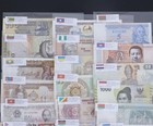 50 Pcs Different Banknotes Collection Unc World Foreign Paper Money Learn Gift