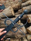 Custom Handmade Carbon Steel Rapier Sword Classic Medieval Rapier With Lsheath