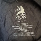 Zion Rootswear Bob Marley Graphic Print Men s Black Crew Neck T-shirt S
