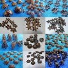 Antiqued Copper Filigree Bead Caps Vintage Bohemian Style 6mm - 42mm Flat Ship