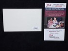 Enos Slaughter Signed 3x5 Index Card Jsa Coa Cardinals Yankees