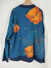 Disney Parks Marvel Black Panther Wakanda Reversible Bomber Jacket Floral L Nwt