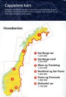 Central Eastern Norway Road Map By Cappelens Kart 50  2004   brand New 