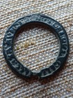 Authentic 12th Century Medieval Buckle     Latin Inscription    lamb Of God        Rare