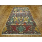 9 2 x12  Gray Antiqued Bijar Garus Design Abrash Hand Knotted Wool Rug G76682