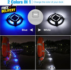 Solar Dock Marine Lights 12 Pack 2 Colors In 1 Outdoor Led Solar Power      
