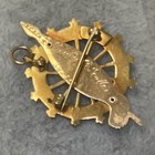 Daughters Of The American Revolution 14k Gold Enamel Brooch Pin Or Pendant