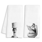 Funny Ducks Bathroom Hand Towels Gifts  Funny Farm Animal Duck Decor Hand 