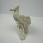 Lucky Elephant Statue Resin White