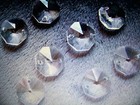 50 Pcs 14mm Lead Crystal 2 Hole Octagon  Bead Chandelier Chain Part
