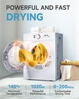 1 8 Cu ft Portable Compact Dryer Front Load For Dorm Apartment Laundry Room