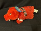 Arkansas Razorbacks Pillow Pets Ncaa Plush Pillow Stuffed Animal New With Tags