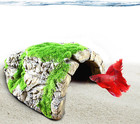 Betta   Cichlid Fish Tank Aquarium Decoration Rocks Hideout Cave  5 7  X 4 3   A