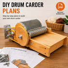 Diy Drum Carder Plans     Build Your Own Wool Fiber Carder    illustrated Guide