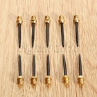 10pcs Black Harrows Darts Steel Tips Conversion Dart Tip Points Flights Shafts