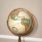 Replogle Globes World Classic Series Antique Style 12 Inch Floor Globe Metal Ba   