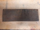 Cast Iron Sheriffs Office Sign Pat Garrett Lincoln County New Mexico Territoy 