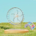 Hamster Wheel - Silent Running Exercise Wheel With Adjustable 7 1  Clear - Clear