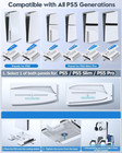Ps5 slim pro Stand And Cooling Station With Led Controller Charging Station For