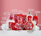Home Spa Kit Valentine Gift Set  Japanese Cherry Blossom Bath Set  25pcs Spa Set