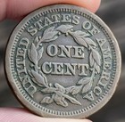 1853 Braided Hair Head Large Cent - Very Nice - Full Liberty -  high Grade  E346