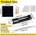 Watch Link Removal Tool Kit With Spring Bars And Cleaning Cloth