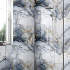 Chejiaye 22pc Thick Marble Peel   Stick Wall Panel Backsplash Waterproof Pvc Foa