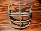 Vtg Original 1980s Schutt Game Football Helmet Facemask Njop Gray Used Excellent