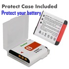 Kastar Battery Slim Usb Charger For Sony Np-bg1 Np-fg1 Sony Cyber-shot Dsc-w120