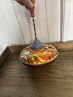 Spinning Top Vintage Metal Toy Made By Ohio Art Company In Usa Vibrant Colors  
