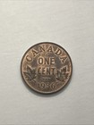 1936 Canada One Cent  George V Canadian 1c Copper Coin Unc Rb Uncirculated Km 28