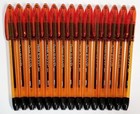 Bulk 1 200-pcs Pentel Rsvp Razzle-dazzle Pen Orange Black Ink 1 0mm Bk91rdf-abrm