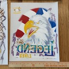Vintage 90s American Thunder Eagle Lightning T-shirt Heat Transfers Lot 4 Nos